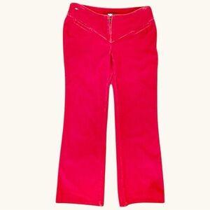 TOMMY JEANS Red Hot Retro Hip-hugger Corduroy Pants Size 5